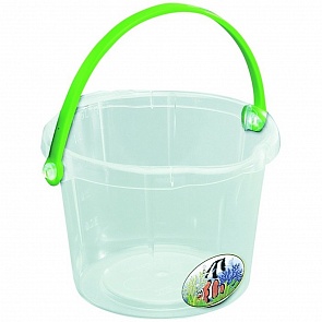 Прозрачное ведерко пляжное, пластик (Spielstabil, 7205)